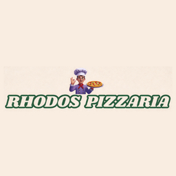 Rhodos Pizzaria logo.